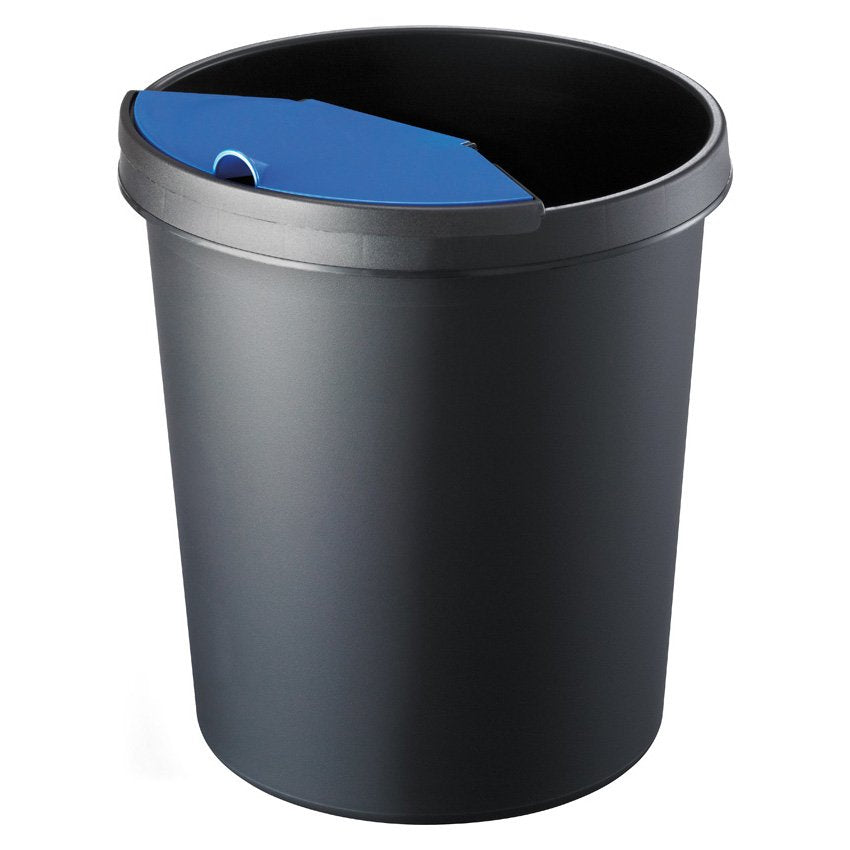 Helit Papelera H6105895 31x32cm 18l Redondo Plástico Negro (H6105895)