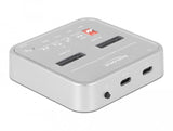EAN 4043619641383 - DeLOCK 64138 base de conexión para disco duro Plata imagen 1