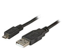Efb Usb2.0 Anschlusscable A-Micro-B 5pol. St.-St. 0,5m Schwarz Classic