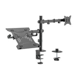 Aisens Soporte De Mesa Giratorio E Inclinable Para Portatil Y Monitor/Tv 9kg De 17-32" - Negro