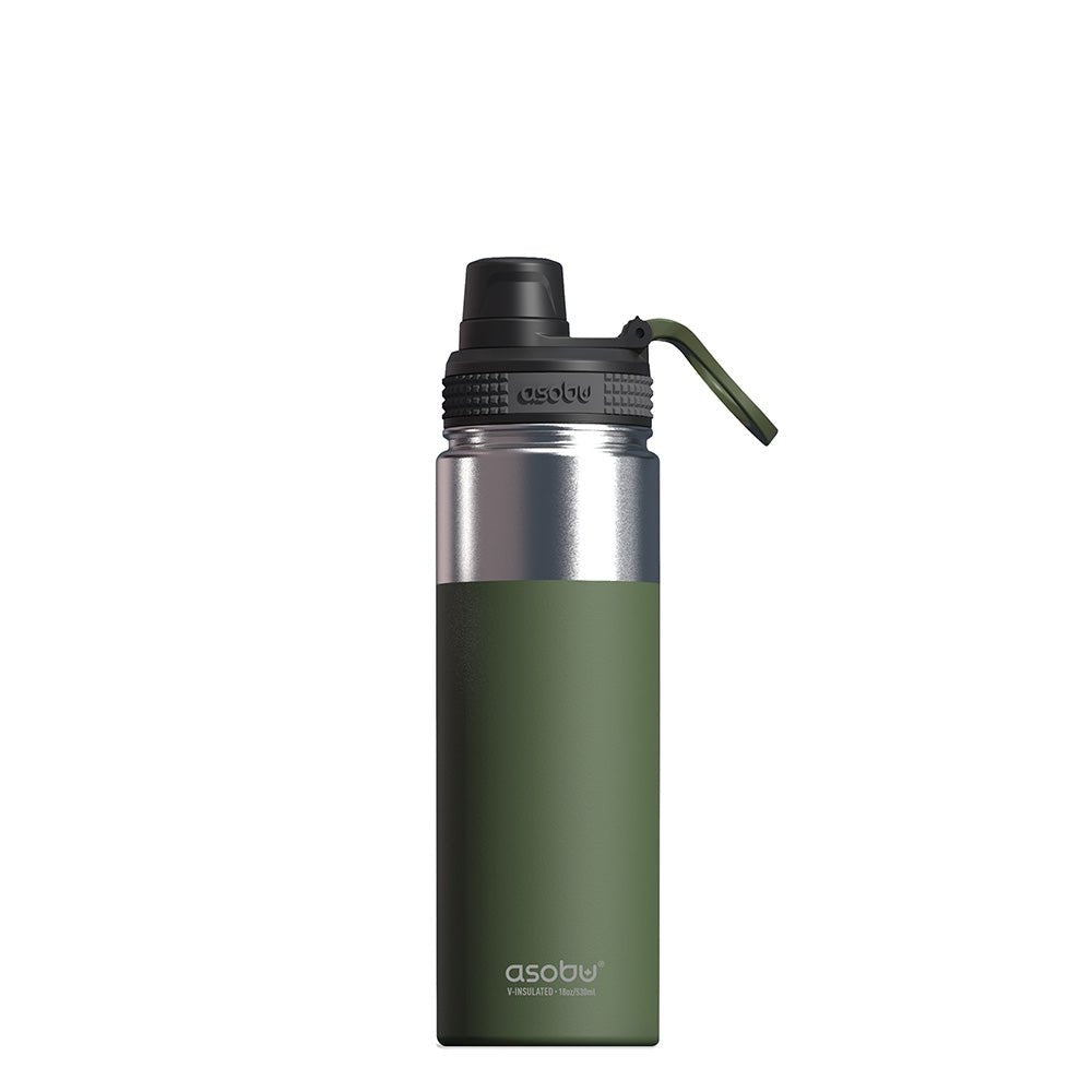 EAN 0842591039911 - Asobu Alpine Flask Senderismo 530 ml Acero inoxidable Verde imagen 1