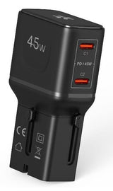 EAN 8021735224549 - Celly MULTIPLUGSL45W cargador de dispositivo móvil Auriculares, Smartphone, Tableta Negro Corriente alter imagen 1