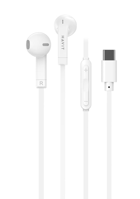 EAN 6939119077815 - Havit 6939119077815 auricular y casco Auriculares Alámbrico Dentro de oído Música USB Tipo C Blanco imagen 1