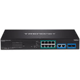 Trendnet Tpe-3012ls Switch Gestionado Gigabit Ethernet (10/100/1000) Negro 1u Energía Sobre Ethernet (Poe)