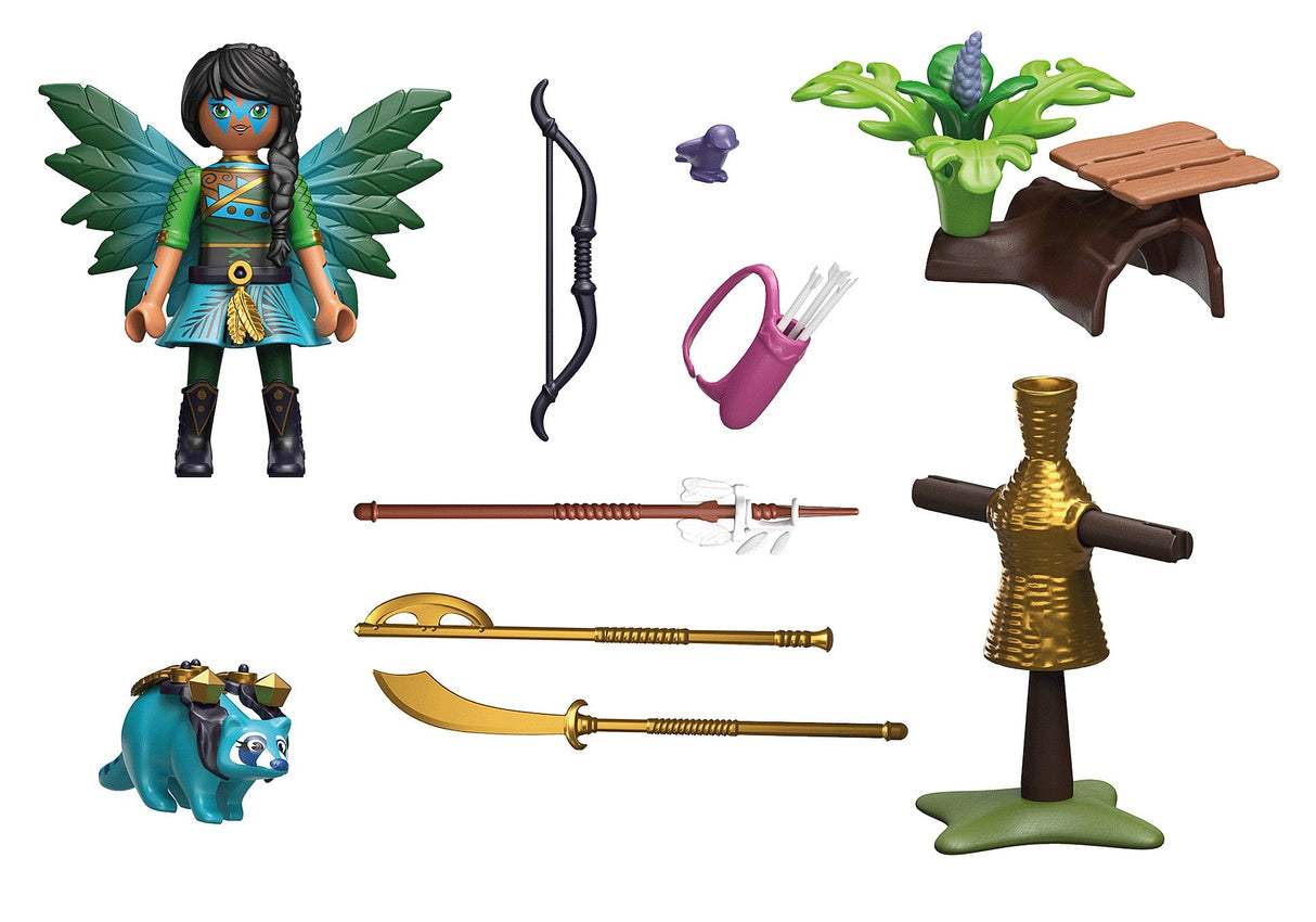 Playmobil 70905 Starter Pack Knight Fairy Con Mapache