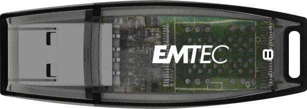 Pendrive Emtec Usb-Stick 8  Gb C410  Usb 2.0 Color Mix Black