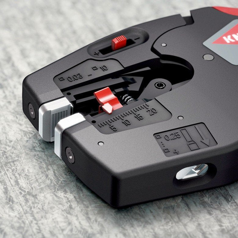 Knipex Nexstrip Multiherramienta De Electricista, Alicate Pelacables Negro/Rojo 12 72 190 Sb