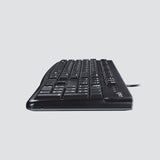Logitech K120 Corded Teclado Teclado Usb Qwertz Suizo Negro