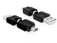 EAN 4043619652594 - DeLOCK 65259 cambiador de género para cable USB 2.0 A mini USB Negro imagen 1