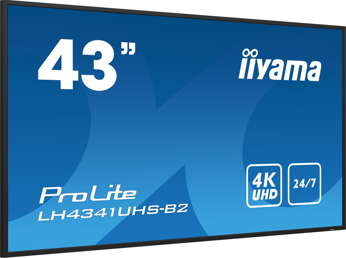 Television Iiyama Lh4341uhs-B2 (43") Negro Brillante