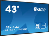 Television Iiyama Lh4341uhs-B2 (43") Negro Brillante