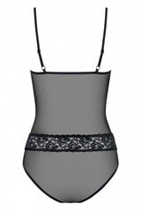 Body Con Perlas Negro Talla (Interno):L/Xl