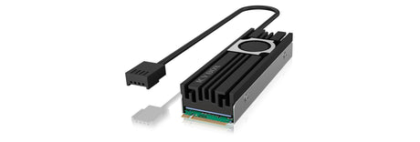 EAN 4250078170709 - ICY BOX IB-M2HSF-703 Unidad de estado sólido Disipador térmico/Radiador 2 cm Negro, Gris 1 pieza(s) imagen 2