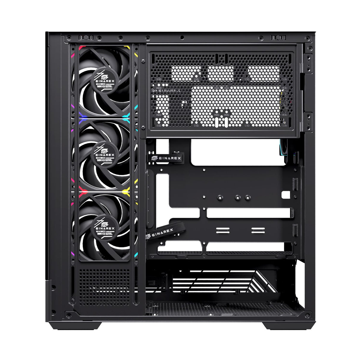 EAN 6977277361148 - Einarex EXCS-PR-800R-B carcasa de ordenador Midi Tower Negro imagen 6