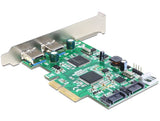 Delock 89359 Tarjeta Pci Express -> 2x Usb 3.0, 2x Sata,