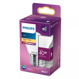 Signify Philips - Lámpara Led - Form: P45 - Mate Finish - E27 - 4.3 W (Equivalente 40 W)