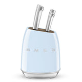 EAN 8017709344207 - Smeg KBSF02PB taco para cuchillos Bloque con ranuras para cuchillos Plástico, Acero inoxidable, Madera Az imagen 1