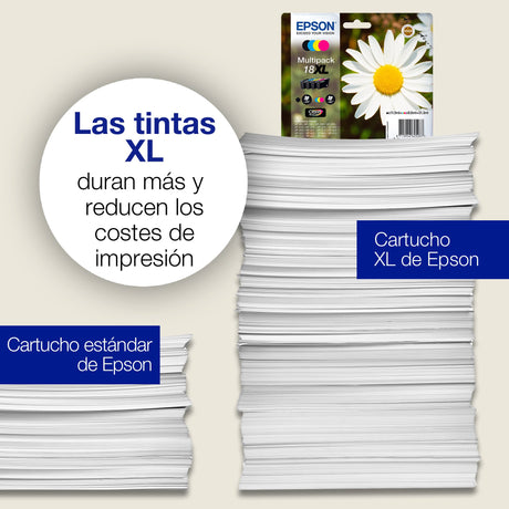 EAN 8715946625171 - Epson Daisy C13T18044022 cartucho de tinta 1 pieza(s) Original Rendimiento estándar Amarillo imagen 7