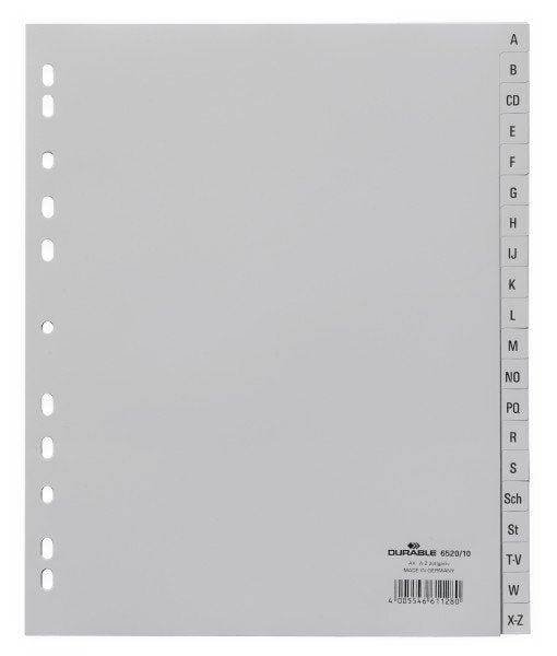 Durable Regimro Az A4 20uds. Excesivamente Gris