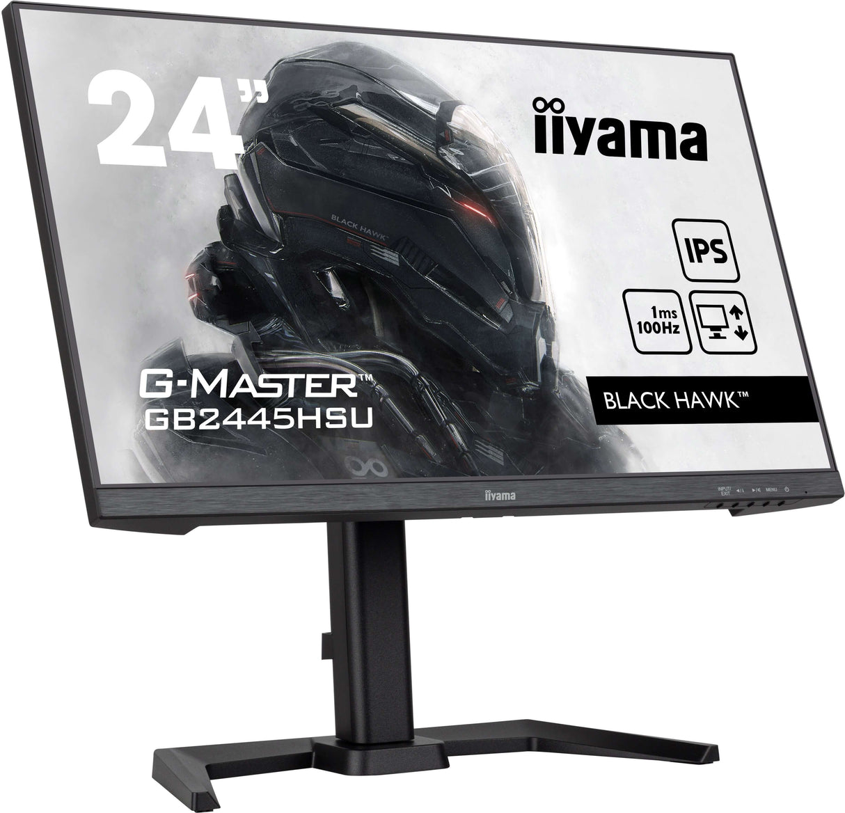 Monitor Gaming Iiyama  24" Gb2445hsu-B2 16:9 Hdmi+Dp+2xusb