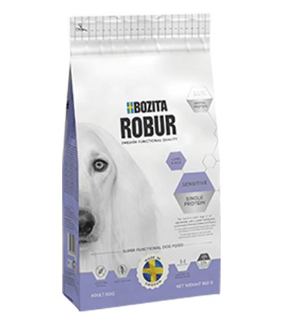 Bozita Robur Cordero Sensible De Proteína Única 12,5kg