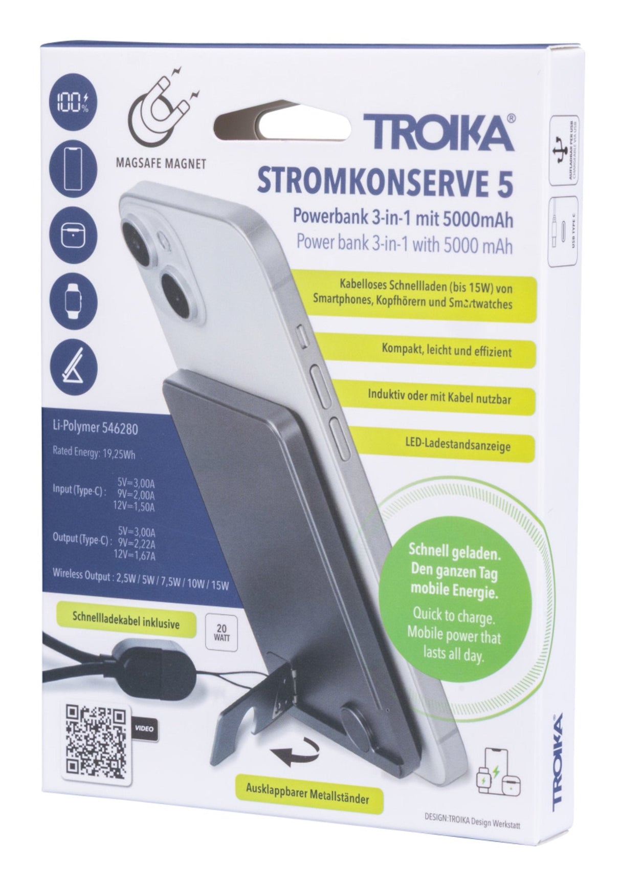 Troika Powerbank Mromkonserve 5