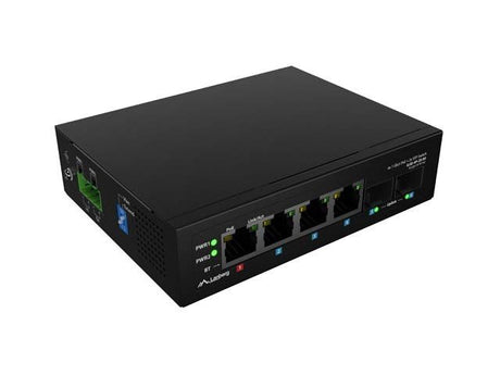 EAN 5901969447361 - Lanberg ILGE-4P-2S-90 switch No administrado Fast Ethernet (10/100) Energía sobre Ethernet (PoE) 1U Negro imagen 8