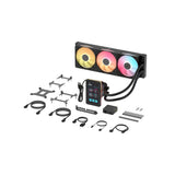 Refrigeracion Liquida Icue Link Titan Ii 360 Rx Lcd Black Corsair 360 Mm / Rgb / Intel 1851-1700 / Amd Am5-Am4 / 400-2100 Rpm /