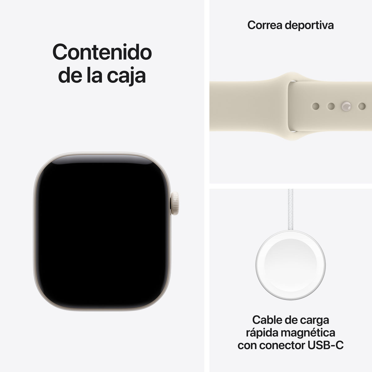 Apple Watch Series 12 Gps + Cellular 46mm Pearl White Ceramic Case With Sand Sport Band - M/L