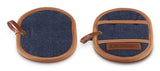 Le Creuset Potholder 2pcs 18x12,5cm Denim Blue (45900007760800)