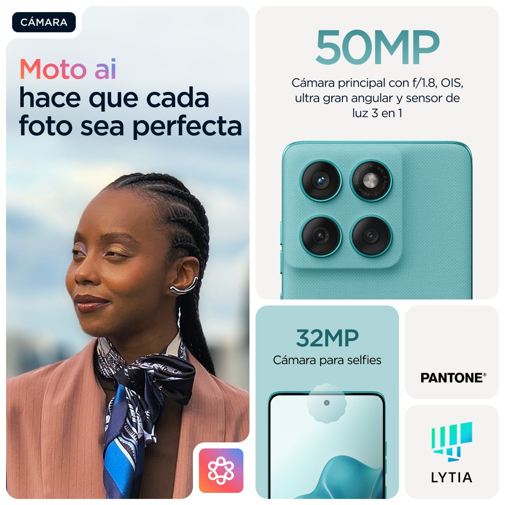 EAN 0840023295850 - Motorola edge 60 fusion 16,9 cm (6.67") SIM doble Android 15 5G USB Tipo C 8 GB 256 GB 5200 mAh Turquesa imagen 15
