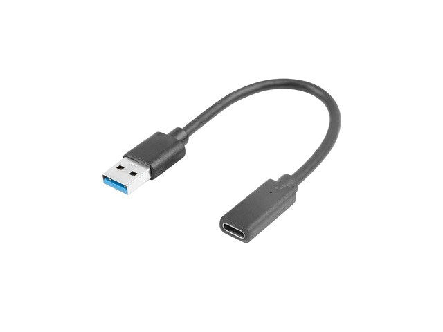 Lanberg Adaptador Usb Tipo-C 3.1-> Usb Tipo-A 15cm Black