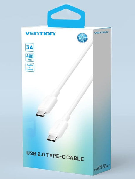 EAN 6922794783348 - Vention TRCWF cable USB USB 2.0 1 m USB C 480 Gbit/s 60 W Blanco imagen 2