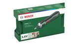 Bosch Atornillador A Batería Pushdrive 3,6 Voltios Verde, Con Juego De Puntas De Destornillador De 10 Piezas 06039c6002