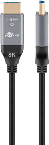 Cable Hdmi A-A 10 Metros Optico Activo 8k 60hz  48gbps  Cable Aoc Goobay