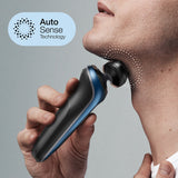 Braun Series 6 61-B1200s Máquina De Afeitar De Láminas Recortadora Negro, Azul