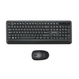 Unykach Uk39 Pack De Teclado Inalambrico Compacto + Raton Inalambrico 1600dpi, 3 Botones, Uso Ambidiestro - Negro