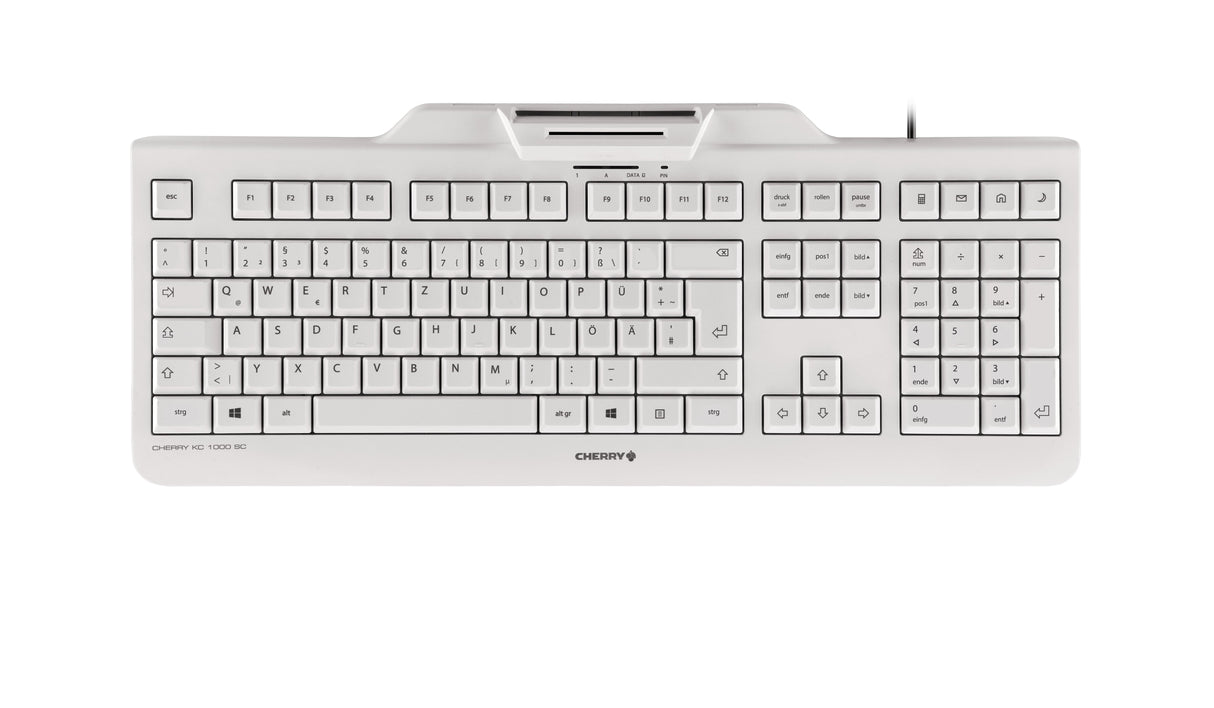 EAN 4025112085666 - CHERRY KC 1000 SC teclado Oficina USB QWERTY Nórdico Negro imagen 1