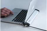 Kensington Dispositivo De Anclaje De Portátiles 2.0 Sin Candado Con Llave Maestra  Para Macbook Y Ultrabook  De 11" A  15 6"  Plata  2 Años