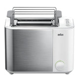 Tostadora Braun Grille-Pain Ht5015wh 13 2 Rebanada(S) 1000 W Gris, Blanco