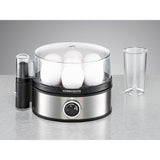 Cuecehuevos Rommelsbacher Er 400, 7 Huevos 400 W Negro, Acero Inoxidable, Transparente