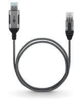 EAN 4040849743931 - Goobay 74393 cambiador de género para cable USB 3.0 type A RJ45 Negro, Plata imagen 5