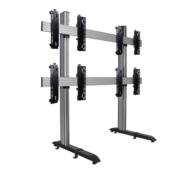 System X - 4in Braked Castors For Bt8380-Base - 2pcs