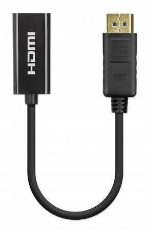 EAN 766623153713 - Manhattan 153713 cambiador de género para cable DisplayPort HDMI Negro imagen 4