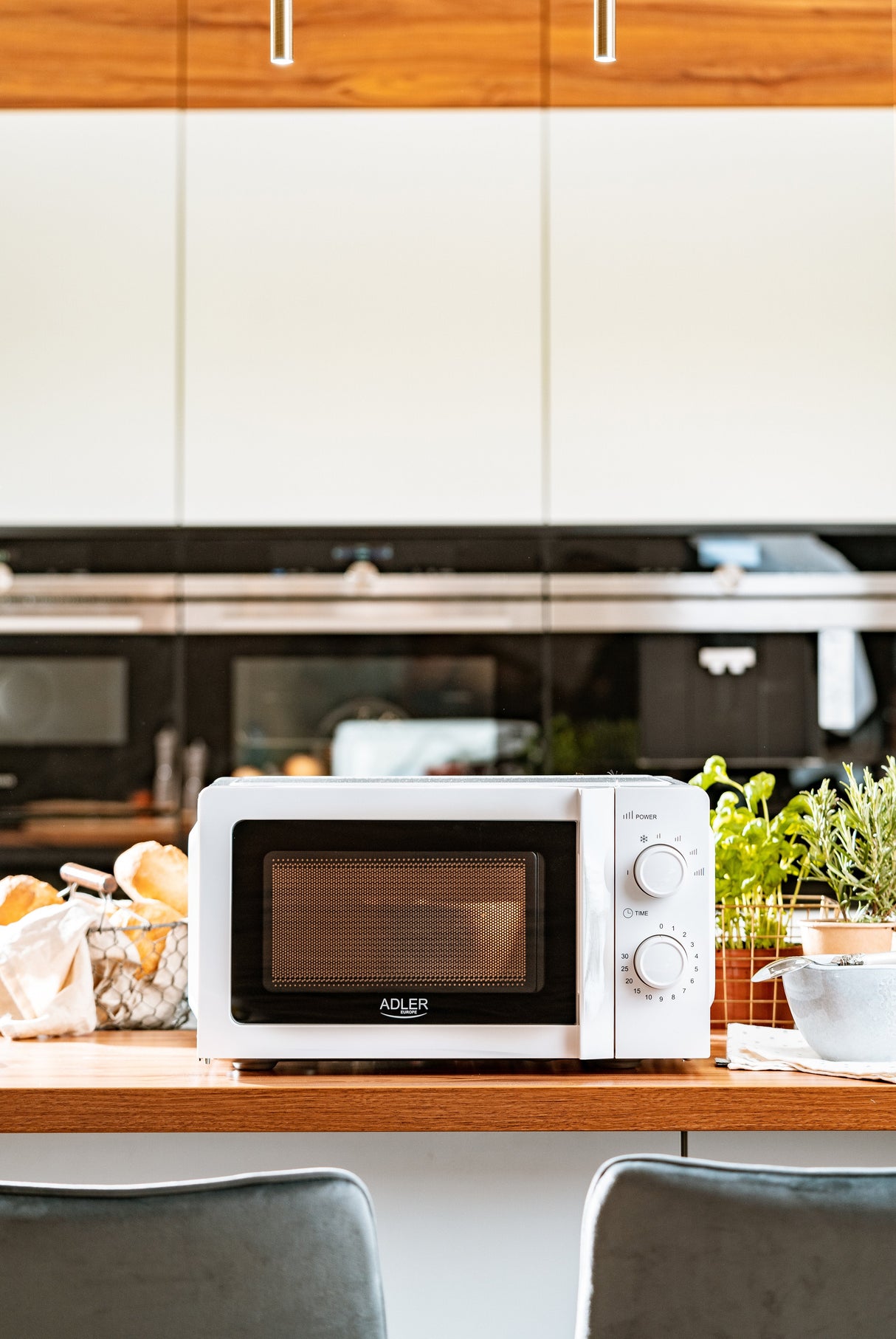 Microondas Adler Ad 6205  Encimera Solo Microondas 20 L 700 W Blanco