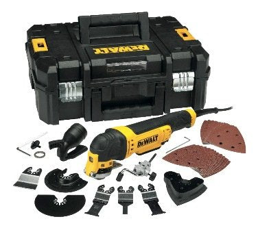 Multiherramienta Oscilante 300w Dewalt + 37 Accesorios Dwe315kt-Qs