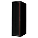 Roline 19-Zoll Netzwerkschrank Pro 47 He, 600x1000 Bxt Glastr Schwarz