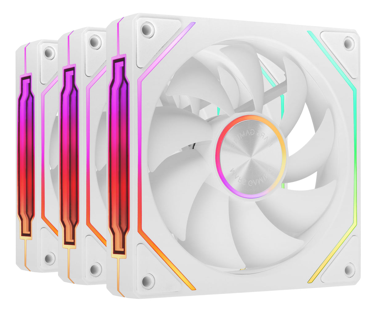 EAN 8435693111337 - Mars Gaming MF-LINKFINITYKIT2W Carcasa del ordenador Ventilador 12 cm Blanco 3 pieza(s) imagen 2
