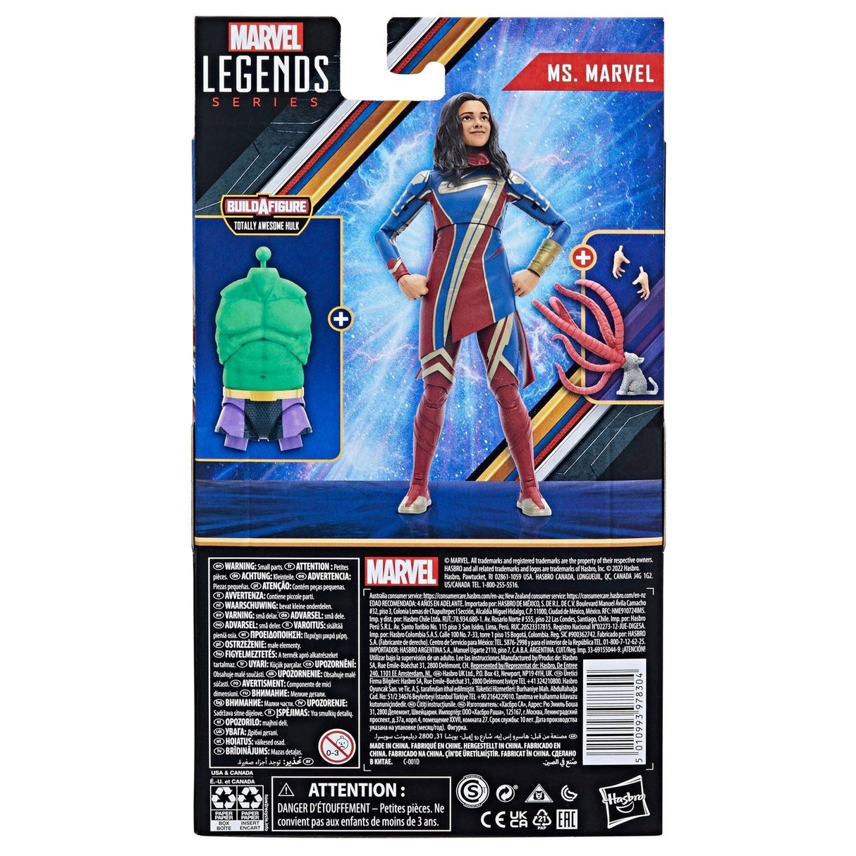 Figura Hasbro Marvel Legends Series Ms. Marvel