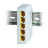 EAN 4038816130648 - ALLNET 222870 No administrado L2 Gigabit Ethernet (10/100/1000) Energía sobre Ethernet (PoE) DIN rail Bla imagen 1